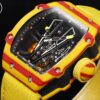 RICHARD MILLE Men's Series Manual Mechanical Movement Men's Watch RICHARD MILLE Limited Edition Hollow Dial