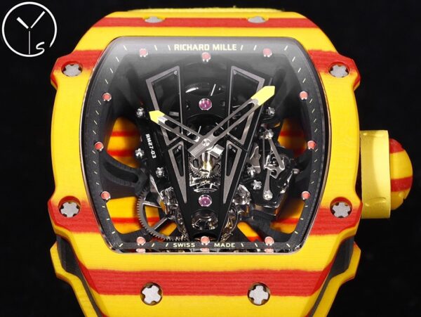 RICHARD MILLE Men's Series Manual Mechanical Movement Men's Watch RICHARD MILLE Limited Edition Hollow Dial