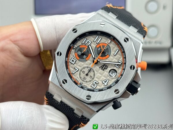 sy_no_15E328EF2BFA9AF8EDADDF3B10780EF3_2 AUDEMARS PIGUET Audemars Piguet Royal Oak Offshore Series Automatic Mechanical Movement 100 meter Waterproof Date Display Men's Watch Swiss Watch Silver Dial Stainless Steel Case