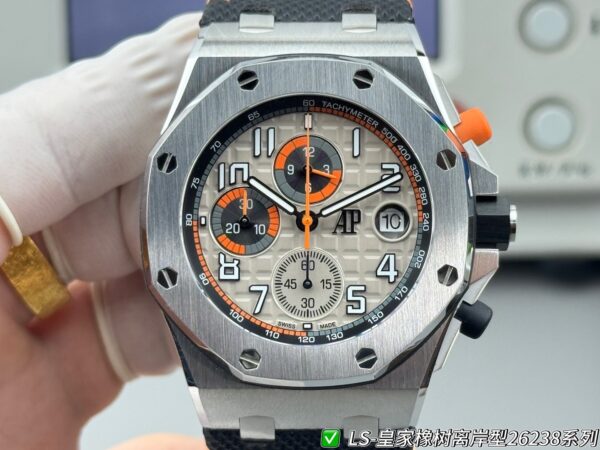 sy_no_15E328EF2BFA9AF8EDADDF3B10780EF3_3 AUDEMARS PIGUET Audemars Piguet Royal Oak Offshore Series Automatic Mechanical Movement 100 meter Waterproof Date Display Men's Watch Swiss Watch Silver Dial Stainless Steel Case