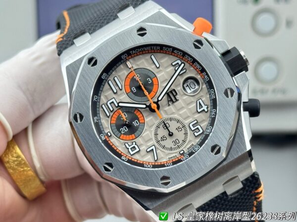 sy_no_15E328EF2BFA9AF8EDADDF3B10780EF3_4 AUDEMARS PIGUET Audemars Piguet Royal Oak Offshore Series Automatic Mechanical Movement 100 meter Waterproof Date Display Men's Watch Swiss Watch Silver Dial Stainless Steel Case