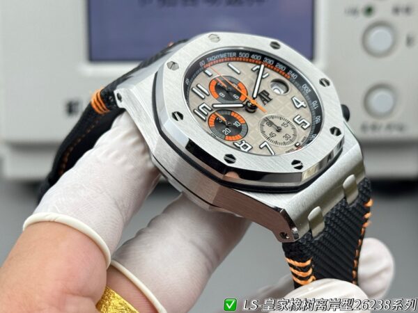 sy_no_15E328EF2BFA9AF8EDADDF3B10780EF3_5 AUDEMARS PIGUET Audemars Piguet Royal Oak Offshore Series Automatic Mechanical Movement 100 meter Waterproof Date Display Men's Watch Swiss Watch Silver Dial Stainless Steel Case