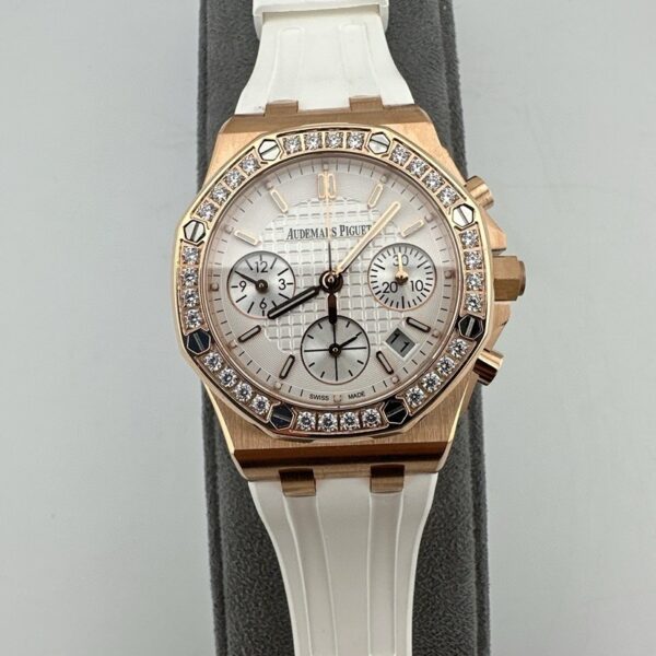 sy_no_162D3DE793C66875674BB7CFE9E88CE6_0 AUDEMARS PIGUET Royal Oak Offshore Series Automatic Mechanical Movement 50m Waterproof Comfortable Exquisite Women's Watch Swiss Watch 37mm White Dial