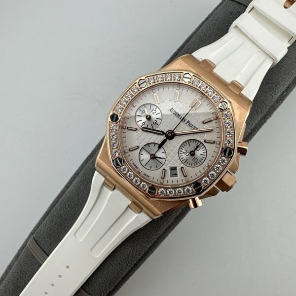 sy_no_162D3DE793C66875674BB7CFE9E88CE6_3 AUDEMARS PIGUET Royal Oak Offshore Series Automatic Mechanical Movement 50m Waterproof Comfortable Exquisite Women's Watch Swiss Watch 37mm White Dial