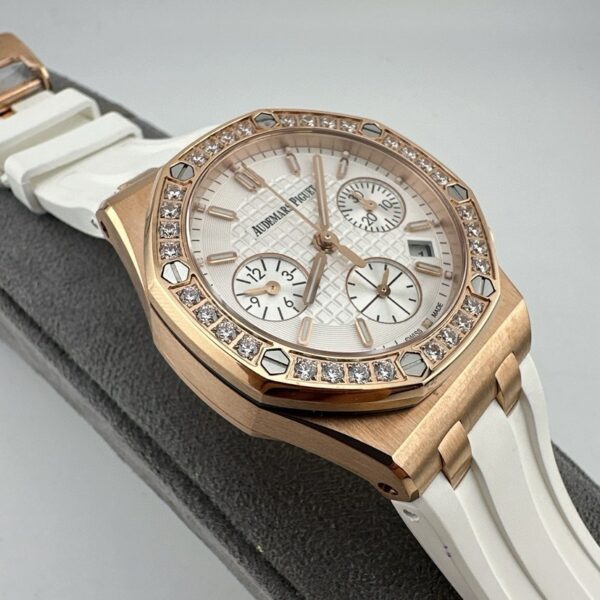 sy_no_162D3DE793C66875674BB7CFE9E88CE6_5 AUDEMARS PIGUET Royal Oak Offshore Series Automatic Mechanical Movement 50m Waterproof Comfortable Exquisite Women's Watch Swiss Watch 37mm White Dial