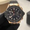 sy_no_1676EE134630D0E51BEC17151D0FEE65_1 HUBLOT Automatic Mechanical Movement Black Dial 18k King Gold Case Rubber Strap