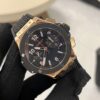 sy_no_1676EE134630D0E51BEC17151D0FEE65_2 HUBLOT Automatic Mechanical Movement Black Dial 18k King Gold Case Rubber Strap