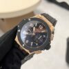 sy_no_1676EE134630D0E51BEC17151D0FEE65_3 HUBLOT Automatic Mechanical Movement Black Dial 18k King Gold Case Rubber Strap
