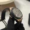 sy_no_1676EE134630D0E51BEC17151D0FEE65_4 HUBLOT Automatic Mechanical Movement Black Dial 18k King Gold Case Rubber Strap