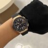 sy_no_1676EE134630D0E51BEC17151D0FEE65_8 HUBLOT Automatic Mechanical Movement Black Dial 18k King Gold Case Rubber Strap