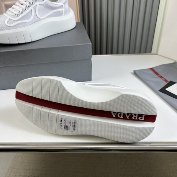 sy_no_167D85C02AE4165360BFAD2A00B7572D_2 Prada White Mesh Chunky Platform Sneaker