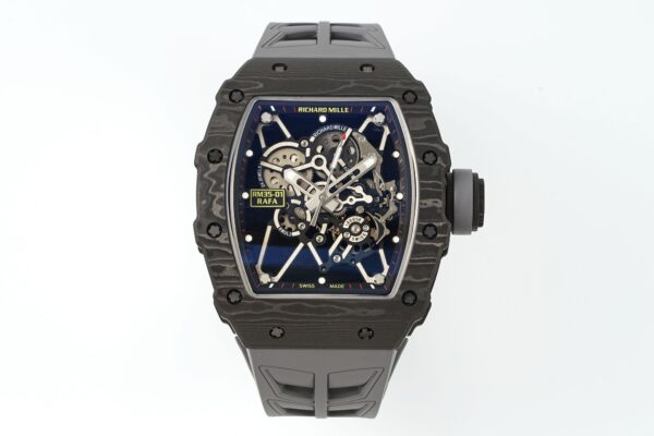 sy_no_1763491CE3EDFE4C697EEBEB4CEF5803_0 RICHARD MILLE Manual Mechanical Movement RICHARD MILLE Alloy Carbon Fiber Case Rubber Strap