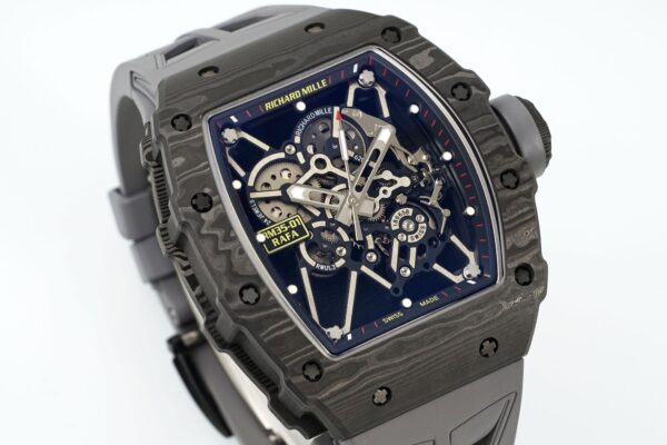 sy_no_1763491CE3EDFE4C697EEBEB4CEF5803_1 RICHARD MILLE Manual Mechanical Movement RICHARD MILLE Alloy Carbon Fiber Case Rubber Strap