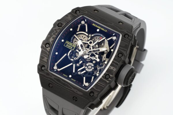 sy_no_1763491CE3EDFE4C697EEBEB4CEF5803_2 RICHARD MILLE Manual Mechanical Movement RICHARD MILLE Alloy Carbon Fiber Case Rubber Strap