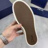 sy_no_1820EB1EB5EFB5A8551F7CBC802A8394_8 Dior Beige Canvas Green Leather Penny Loafer