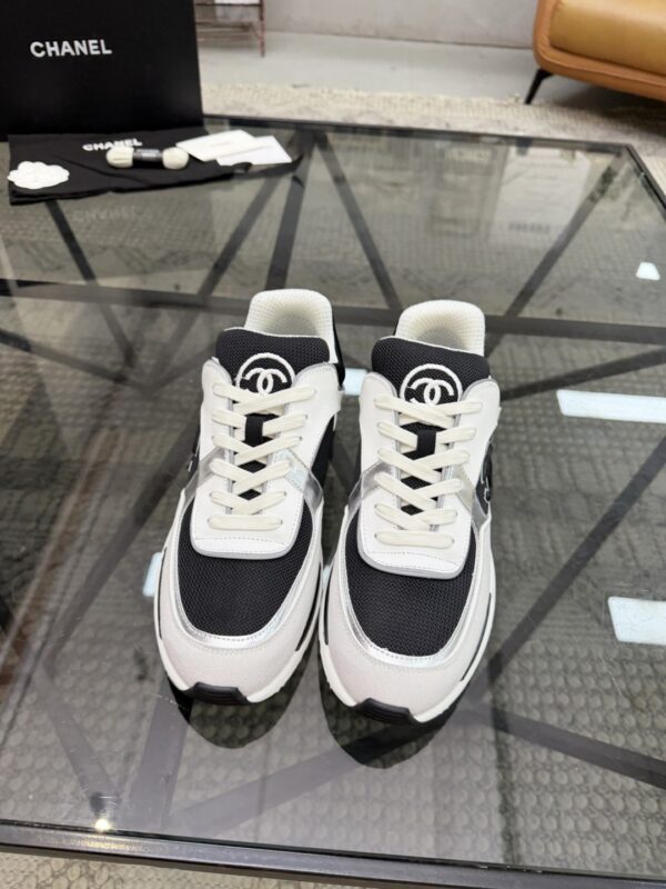 sy_no_19EA28E5ED17DC15AF2BD7D9A110A364_2 Chanel Black & White Chunky Sneaker with Interlocking CC Logo