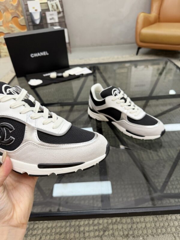 sy_no_19EA28E5ED17DC15AF2BD7D9A110A364_5 Chanel Black & White Chunky Sneaker with Interlocking CC Logo