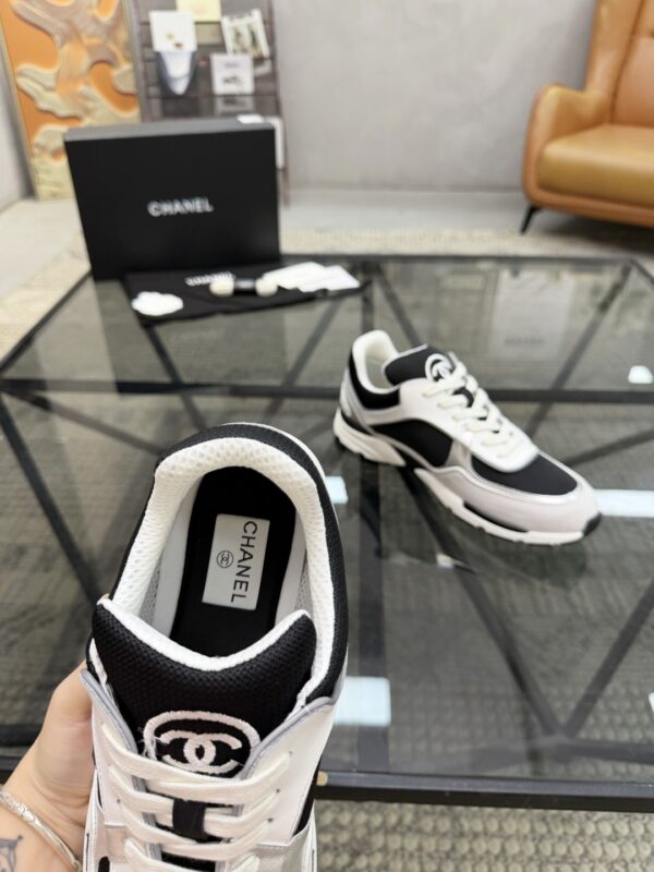 sy_no_19EA28E5ED17DC15AF2BD7D9A110A364_6 Chanel Black & White Chunky Sneaker with Interlocking CC Logo