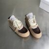 sy_no_19F7484BFA1552F6ADC0FA5F10AB3ECD_5 Dior Beige-Brown Suede Mesh Mid-Top Sneaker