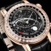 PATEK PHILIPPE Patek Philippe Watch Series Automatic Mechanical Movement Starry Sky World Diamond studded Men's Watch Swiss Watch Black Dial