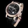 PATEK PHILIPPE Patek Philippe Watch Series Automatic Mechanical Movement Starry Sky World Diamond studded Men's Watch Swiss Watch Black Dial