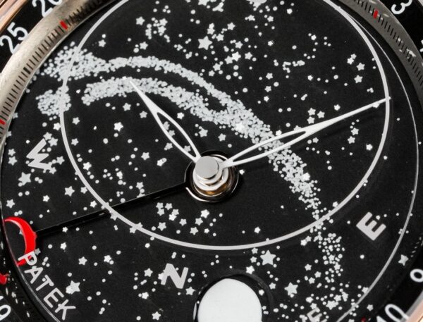 PATEK PHILIPPE Patek Philippe Watch Series Automatic Mechanical Movement Starry Sky World Diamond studded Men's Watch Swiss Watch Black Dial