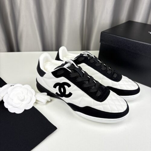 sy_no_1A512D769272DCADEDECCEECEA0AA224_0 Chanel Quilted Calfskin & Suede Retro Trainer White-Black-Quilted-Calfskin