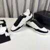 Chanel Quilted Calfskin & Suede Retro Trainer White-Black-Quilted-Calfskin