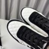 Chanel Quilted Calfskin & Suede Retro Trainer White-Black-Quilted-Calfskin