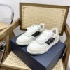sy_no_1B926F5657BCFE3D39B531E9704BBDBC_2 Dior Off-White Leather Oblique Patch Low Sneaker