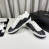 Chanel Quilted Calfskin & Suede Retro Trainer Black-White-Quilted-Calfskin