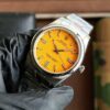 sy_no_1BAECFDAA0144839A810D114E93E75B5_2 Rolex Smooth Ring Oyster Perpetual Automatic Mechanical Movement Pikachu Yellow Dial Oyster Steel Case