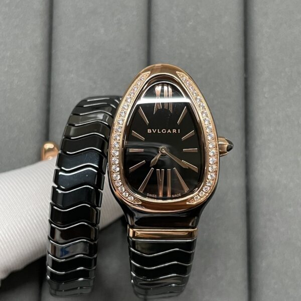 sy_no_1D0B93A9FF0A9259A2E50191DCE38CC0_1 BVLGARI watch quartz movement black dial women's watch