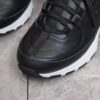 sy_no_1D482E6308BEACE629766C721B814D19_5 Chanel All-Black Leather Low-Top Sneaker with Tonal CC Logo and White Midsole