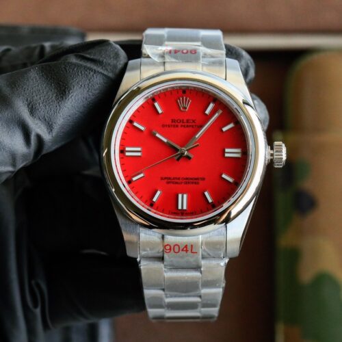 Rolex smooth bezel Oyster style permanent movement automatic mechanical movement women's watch