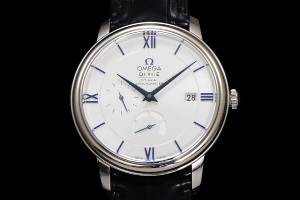 Omega Disc Fly series elegant automatic mechanical movement casual calendar men's watch Swiss watch 39.5mm