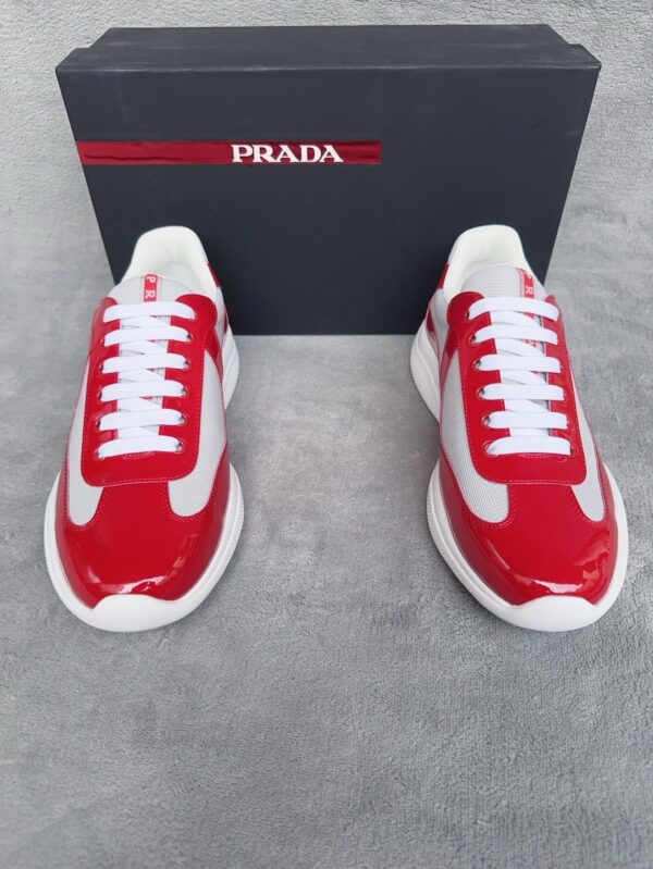 sy_no_1D902EF8C82A99EAA0BFA6CAE8828E28_6 Prada America's Cup Red Patent Mesh Sneaker