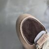 sy_no_1F567475C1E8C607C379AFB90C9D6D5D_4 Dior Taupe Suede Lace-Up Mary Jane Flat