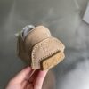 sy_no_1F567475C1E8C607C379AFB90C9D6D5D_6 Dior Taupe Suede Lace-Up Mary Jane Flat