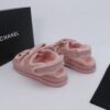 Chanel Shearling Sandal Baby-Pink