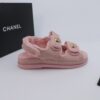 Chanel Shearling Sandal Baby-Pink