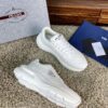 sy_no_20E0A942F8BDD7AF7176394FD51BF0D1_2 Prada White Leather Triangle Logo Thick-Sole Low-Top Sneaker