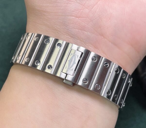 sy_no_22423DCA952AADFABAFA82696ACF0BF5_4 Cartier Shandushi series manual mechanical movement hollow dial stainless steel strap