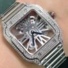 sy_no_22423DCA952AADFABAFA82696ACF0BF5_8 Cartier Shandushi series manual mechanical movement hollow dial stainless steel strap