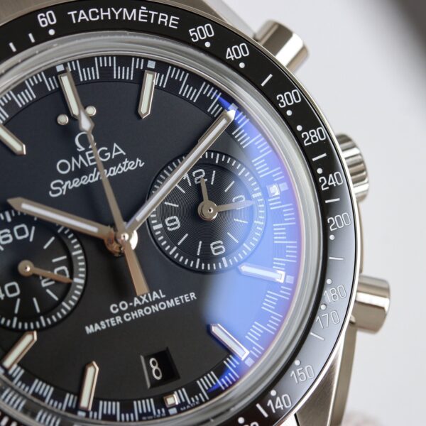 sy_no_2249FC78B217CBC6151CE67D3276C59C_1 Omega Super Series Double Small Dial Racing Chronometer Automatic Mechanical Movement Date Display Small Second Disc Black Dial