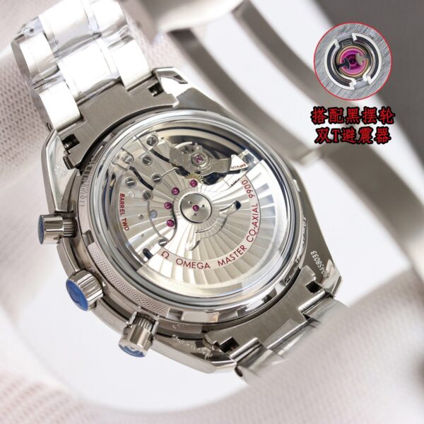 sy_no_2249FC78B217CBC6151CE67D3276C59C_4 Omega Super Series Double Small Dial Racing Chronometer Automatic Mechanical Movement Date Display Small Second Disc Black Dial