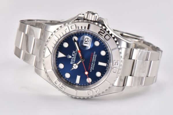 sy_no_228EEC7AFE31FF9A9C65F099C6F01C79_6 ROLEX Yacht Luxury Blue Yacht Automatic Mechanical Movement Waterproof Blue Dial Oyster Steel Strap