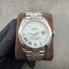 Rolex Dog Tooth Ring Logbook Series Automatic Mechanical Movement Waterproof 100m Men's Watch Swiss Watch 41mm White Dial