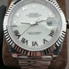 Rolex Dog Tooth Ring Logbook Series Automatic Mechanical Movement Waterproof 100m Men's Watch Swiss Watch 41mm White Dial