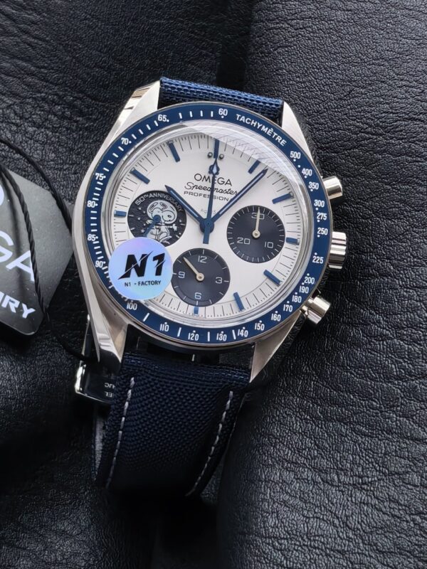 sy_no_23B7B06E853BA655643438F27248E4C8_2 Omega Super Series Heritage Watch Snoopy Award Manual Mechanical Movement Men's Watch Swiss Watch Silver Dial Stainless Steel Case